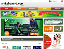 Tablet Screenshot of myhabanero.com